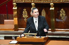 Motion of Censure Against the Government at The National Assembly - Paris