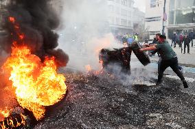 Protest Against Mercosur Agreement - Spain