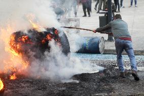 Protest Against Mercosur Agreement - Spain