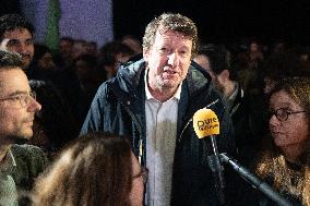 First campaign rally of Emmanuel Gregoire - Paris