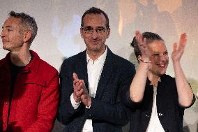 First campaign rally of Emmanuel Gregoire - Paris