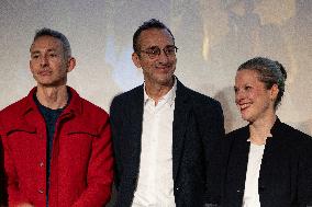 First campaign rally of Emmanuel Gregoire - Paris