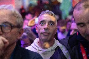 First campaign rally of Emmanuel Gregoire - Paris