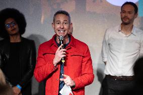 First campaign rally of Emmanuel Gregoire - Paris