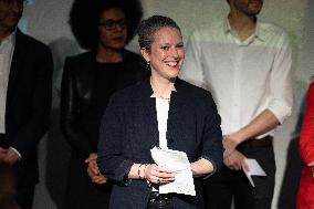 First campaign rally of Emmanuel Gregoire - Paris