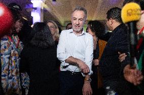 First campaign rally of Emmanuel Gregoire - Paris