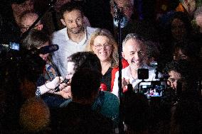 First campaign rally of Emmanuel Gregoire - Paris