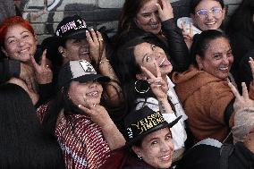 Fans Gather to Enter Yeison Jimenez Symbolic Funeral in Bogota