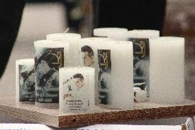 Fans Gather to Enter Yeison Jimenez Symbolic Funeral in Bogota