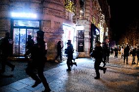 Morocco Victory Policing - Paris