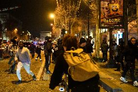 Morocco Victory Policing - Paris