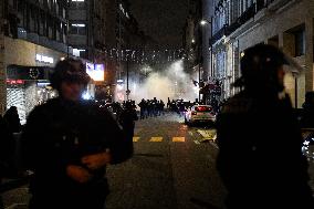 Morocco Victory Policing - Paris