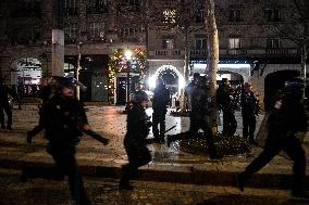 Morocco Victory Policing - Paris
