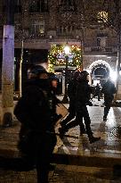 Morocco Victory Policing - Paris