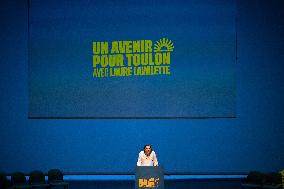 Campaign Rally Hosted By Laure Lavalette - Toulon