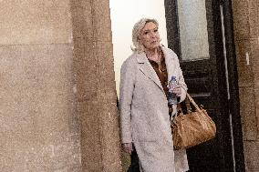 Appeal trial of Marine Le Pen and RN’s officials on suspicion of embezzlement of European public funds - Paris AJ