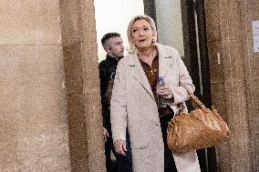 Appeal trial of Marine Le Pen and RN’s officials on suspicion of embezzlement of European public funds - Paris AJ