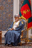 Sultan of Oman Receives Giorgia Meloni - Muscat