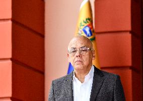 Venezuela S Acting President Delcy Rodriguez Attends A Press Conference - Caracas