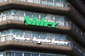 Nidek signboard and logo
