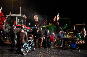 FNSEA Farmers Protest At National Assembly - Paris