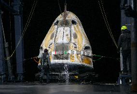 NASA’s SpaceX Crew-11 Splashdown