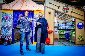 Queen Maxima Visits Jarige Job Foundation - Rotterdam