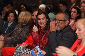 Queen Letizia at Opening of the Global Caregivers Forum - Madrid