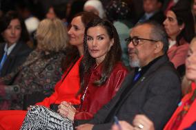 Queen Letizia at Opening of the Global Caregivers Forum - Madrid