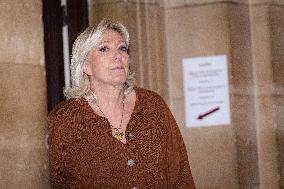 Appeal trial of Marine Le Pen and RN’s officials on suspicion of embezzlement of European public funds - Paris AJ