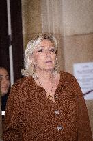 Appeal trial of Marine Le Pen and RN’s officials on suspicion of embezzlement of European public funds - Paris AJ