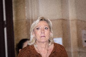 Appeal trial of Marine Le Pen and RN’s officials on suspicion of embezzlement of European public funds - Paris AJ