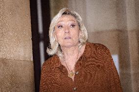 Appeal trial of Marine Le Pen and RN’s officials on suspicion of embezzlement of European public funds - Paris AJ