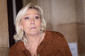 Appeal trial of Marine Le Pen and RN’s officials on suspicion of embezzlement of European public funds - Paris AJ