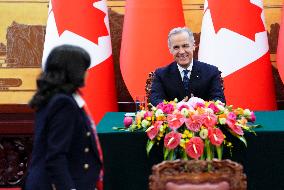 Prime Minister Mark Carney in Beijing