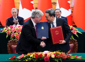 Prime Minister Mark Carney in Beijing