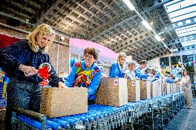 Queen Maxima Visits Jarige Job Foundation - Rotterdam