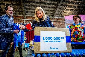 Queen Maxima Visits Jarige Job Foundation - Rotterdam