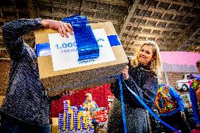 Queen Maxima Visits Jarige Job Foundation - Rotterdam