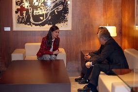 Queen Letizia at Opening of the Global Caregivers Forum - Madrid