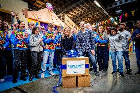 Queen Maxima Visits Jarige Job Foundation - Rotterdam