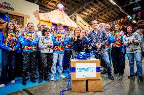 Queen Maxima Visits Jarige Job Foundation - Rotterdam