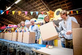 Queen Maxima Visits Jarige Job Foundation - Rotterdam