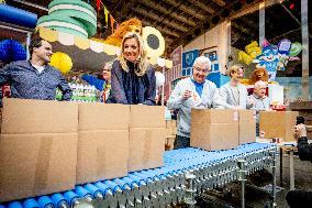 Queen Maxima Visits Jarige Job Foundation - Rotterdam
