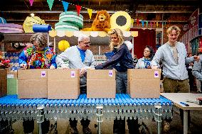 Queen Maxima Visits Jarige Job Foundation - Rotterdam