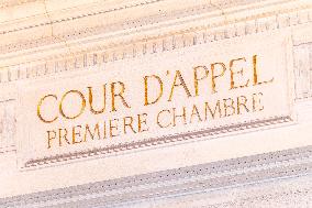 Appeal trial of Marine Le Pen and RN’s officials during a break - Paris AJ