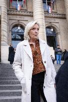Appeal trial of Marine Le Pen and RN’s officials during a break - Paris AJ