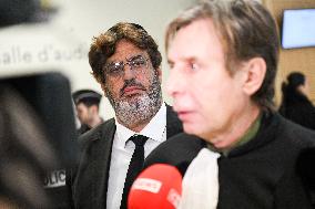 Meyer Habib At His Trial Against David Guiraud - Paris