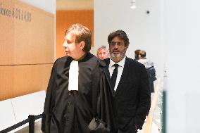 Meyer Habib At His Trial Against David Guiraud - Paris