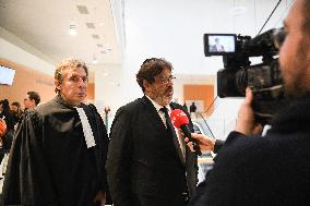 Meyer Habib At His Trial Against David Guiraud - Paris